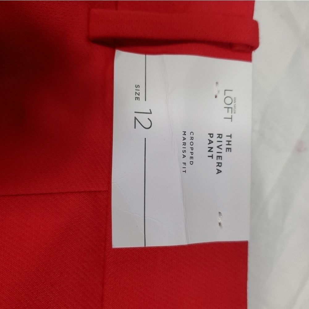 NWT LOFT CROPPED RIVIERA PANTS - Picture 4 of 4